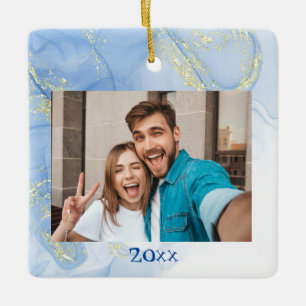 Custom Photo Keepsake  Ceramic Ornament