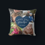 Custom Photo Keepsake GRANDPA Cute Gifts Cushion<br><div class="desc">Custom Photo Keepsake GRANDPA Cute Gifts</div>