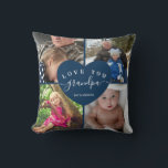 Custom Photo Keepsake GRANDPA Cute Gifts Cushion<br><div class="desc">Custom Photo Keepsake GRANDPA Cute Gifts</div>