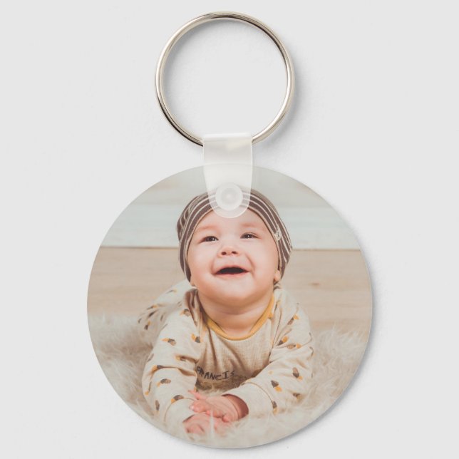 Custom Photo  Key Ring (Front)