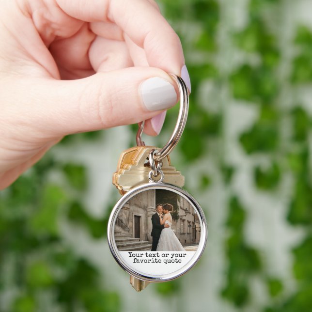 Custom photo keychain, Birthday Mum gift Keychain (Hand)