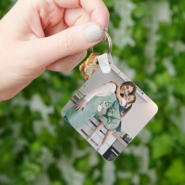 Custom photo keychain, Mothers day, Birthday gift Key Ring (Hand)
