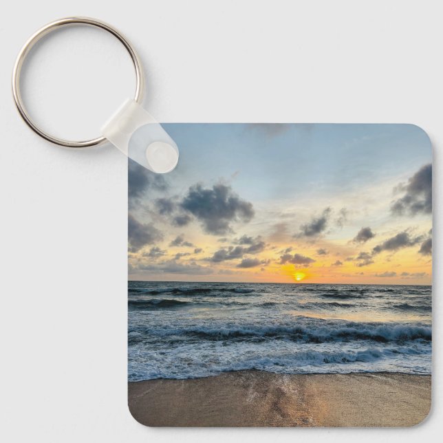 Custom Photo keychain Personalised gift for her (Front)