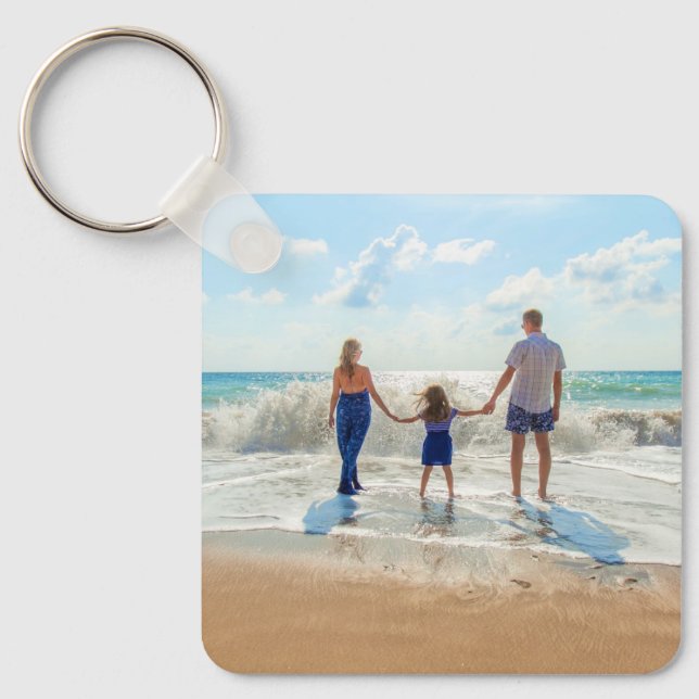 Custom Photo Keychain with Your Photos Design (Front)