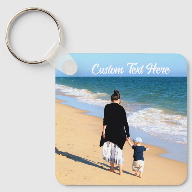 Custom Photo Keychain Your Favourite Photos Mum (Front)