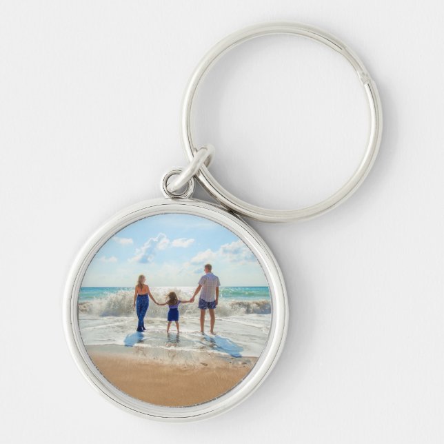 Custom Photo Keychain - Your Own Design - Summer (Front)