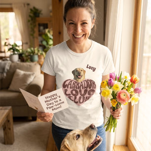 Custom Photo Labrador Love Club Women's Tee