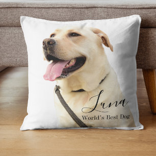 Custom Photo Labrador Retriever Personalized Cushion