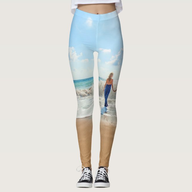 Custom Photo Leggings Your Own Design Personalised (Front)