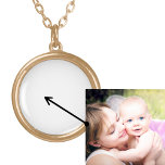 Custom Photo Logo Art Slogan Create It Yourself Gold Plated Necklace<br><div class="desc">Gold Plated Necklace,  see the different sizes and types. Personalise it with your photo,  artwork,  and logo when you replace the transparent image with your own. Edit it using the Design Tool Bar to add Text or resize the image. For questions or help contact Sandy at admin@giftsyoutreasure.com</div>