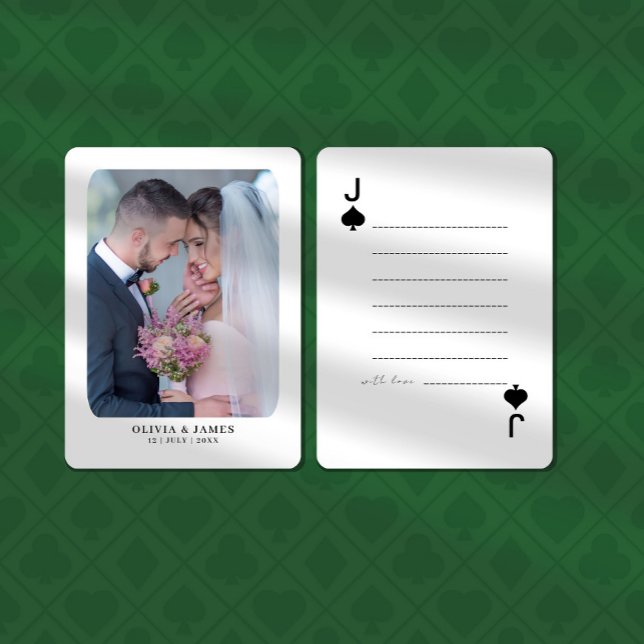 Custom Photo Love Script Playing Cards (Custom Photo Love Script Playing Cards)