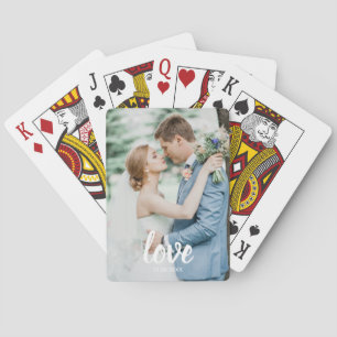 Custom Photo Love Script Playing Cards – Personali Playing Cards