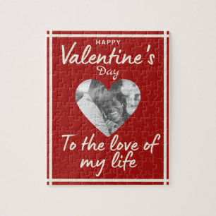 Custom Photo Love Valentine's Jigsaw Puzzle