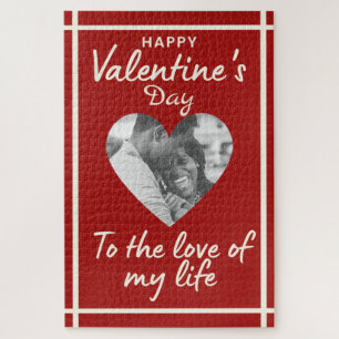 Custom Photo Love Valentine's Jigsaw Puzzle