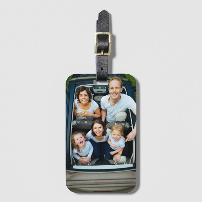 Custom Photo Luggage Tag (Front Vertical)