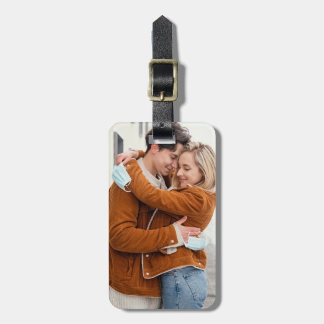 Custom Photo Luggage Tag (Front Vertical)