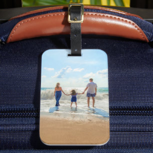 Custom Photo Luggage Tag with Your Photos Design