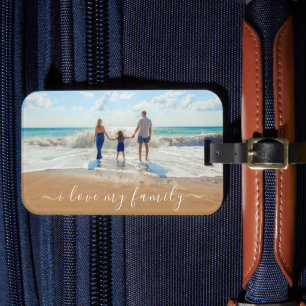 Custom Photo Luggage Tag Your Family Photos Design