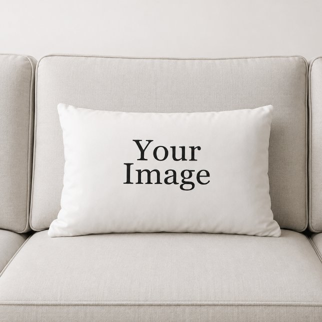 Custom Photo Lumbar Pillow (Creator Uploaded)