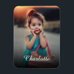 Custom Photo Magnet<br><div class="desc">Create your own personalised fridge magnets with your custom image. Add your favourite photo, design or artwork to create something really unique. To edit this design template, upload your own image as shown above. You can easily add more text or images, customise fonts and colours. Treat yourself or make the...</div>
