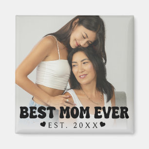 Custom Photo Magnet for Best Mum or Mother's Day