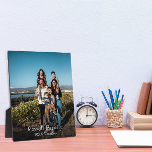 Custom Photo Make it Unique Family Vacation  Plaque