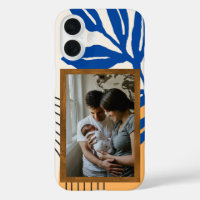 Custom Photo Matisse Abstract Botanical Blue