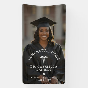 Custom Photo Medical School Doctor Graduation Banner