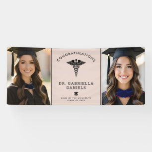 Custom Photo Medical School Doctor Nurse Graduate Banner