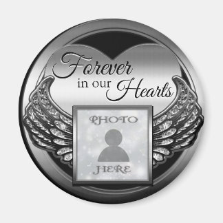 Custom Photo Memorial Magnet