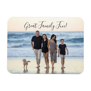 Custom photo memory magnet
