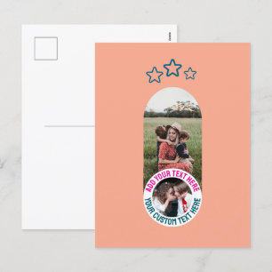 📸 Custom Photo & Message Card – Personalised Text