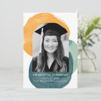 Custom Photo Modern Abstract Trendy Graduation