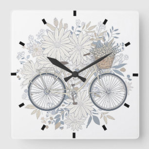 Custom Photo  Modern Mum Mother's Day Gift Square Wall Clock