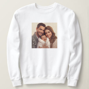 Custom Photo  Modern Mum Mother's Day Sweatshirt