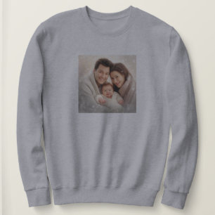 Custom Photo Modern Mum Mother's Day Sweatshirt