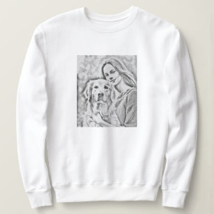 Custom Photo Modern Mum Mother's Day Sweatshirt
