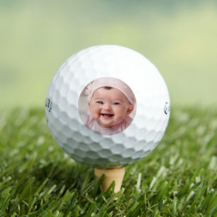 Custom Photo Modern Personalised Golf Ball