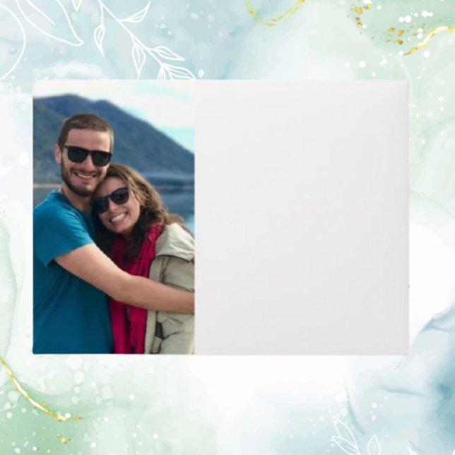 Custom Photo Modern Relaxed Wedding Envelope (Create a memorable touch for your special day with our custom photo modern relaxed wedding envelope.)