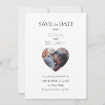 Custom Photo Modern Simple And Minimalist Wedding 
