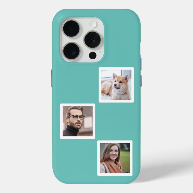 Custom Photo Monogram Case-Mate iPhone Case (Back)