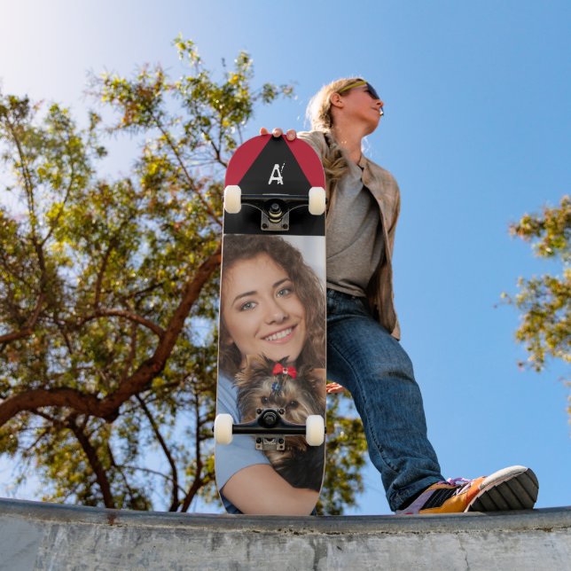 Custom Photo Monogram Personalise  Skateboard (Outdoor 1)