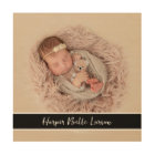 Custom Photo Monogram Personalised Print on Wood