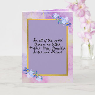 Custom Photo Mothers Day Card