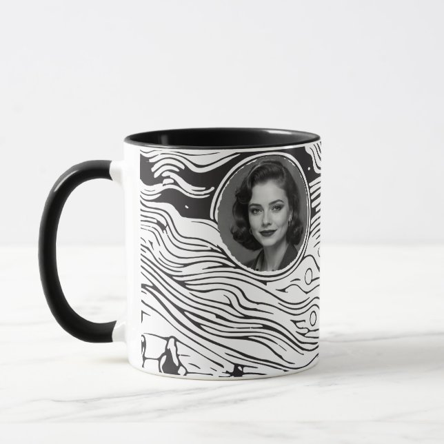 Custom Photo Mug classic dad/mum (Left)