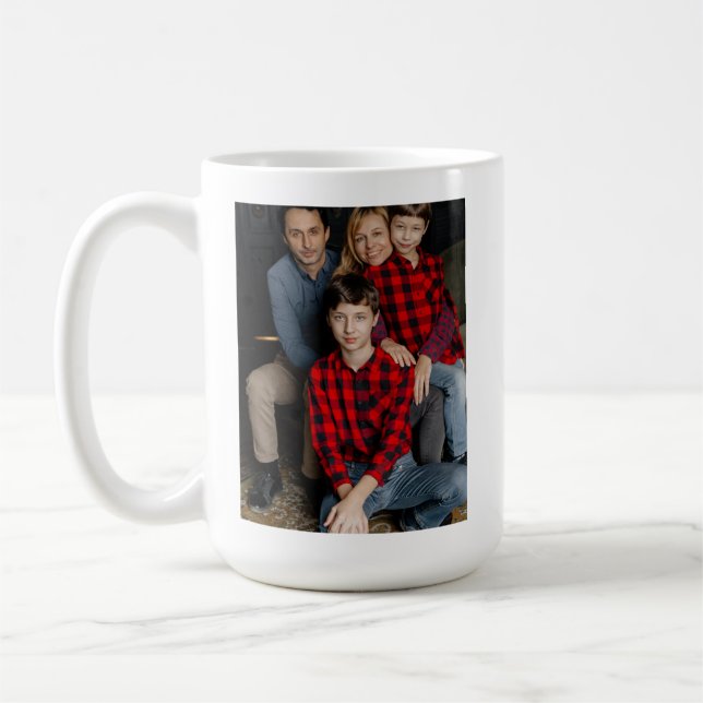 Custom Photo Mug With Photo, Personalised Cup, Per (Left)