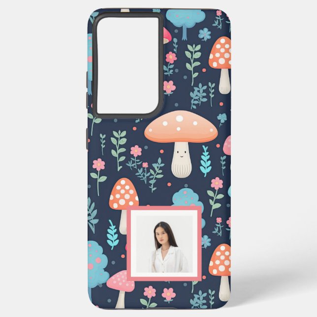 Custom Photo Mushroom Cartoon Case (Back)