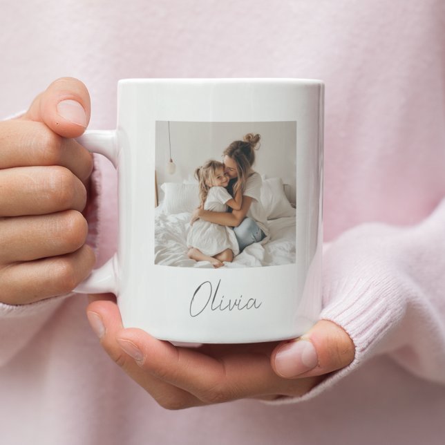 Custom Photo & Name Gift Coffee Mug (Creator Uploaded)