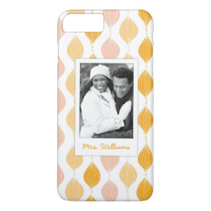 Custom Photo & Name Golden Ogee Pattern Case-Mate iPhone Case