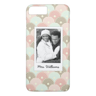 Custom Photo & Name Japanese vintage pattern Case-Mate iPhone Case